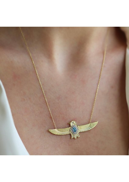 Baykuş Gold Tasarım Gold Gümüş Kolye modelleri