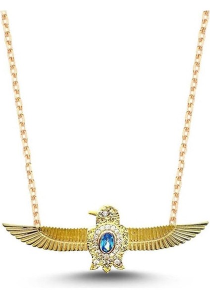 Baykuş Gold Tasarım Gold Gümüş Kolye fırsatları