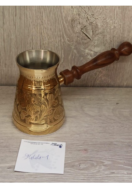 Pirinç Cezve Ağzı Geniş 4.75 Inç Sarı fiyatları