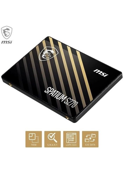 Msı 480GB Spatıum S270 500-450MB/S SSD Sata-3 Disk