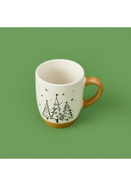 Ağaç Desenli Kupa - Kahverengi - 330 ml modelleri