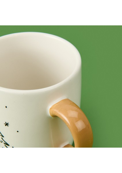 Ağaç Desenli Kupa - Kahverengi - 330 ml fırsatları