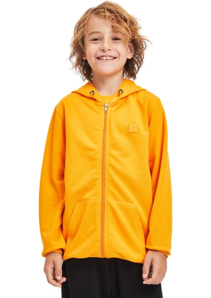 galatasaray çocuk basic fermuarlı hoodie c241237