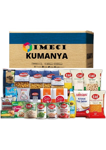 Ramazan Paketi Gıda Kumanya Yardım Erzak Kolisi Super C