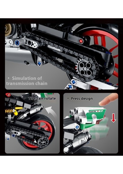 Yıgzag Ducati Bmw Tuğlaları, Motosikletler, Motosikletler, Motosiklet Modelleri, Erkek Modeller, Yapım Oyuncakları (Yurt Dışından) fiyatları