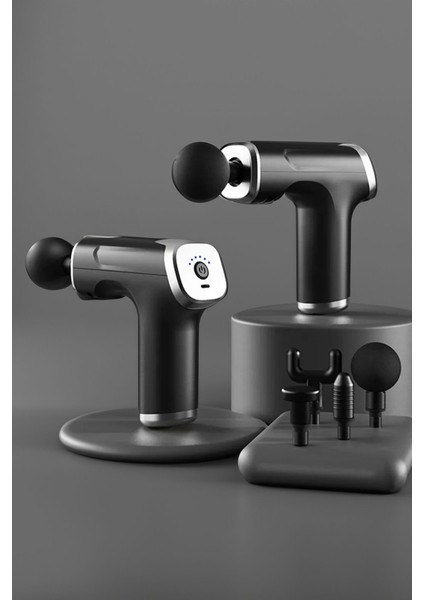 Şarjlı Vücut Masaj Aleti 4 Başlıklı