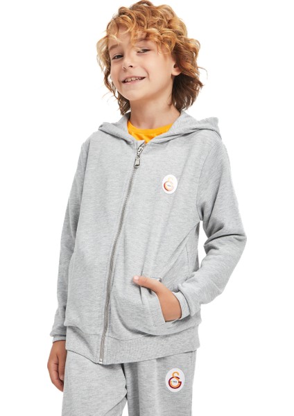 galatasaray çocuk fermuarlı hoodie c241072