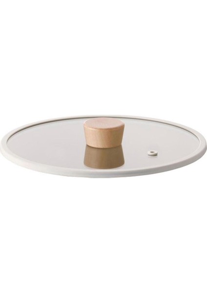 Neo Silikon Kapak 24 cm ve Ahşap Kulp