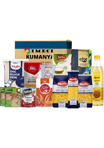 Ramazan Paketi Gıda Kumanya Yardım Erzak Kolisi Bereket M