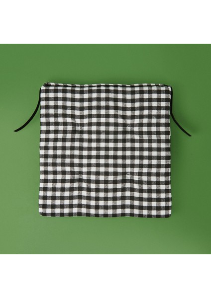 Soft Guarda Sandalye Minderi - Siyah - 38x38 cm
