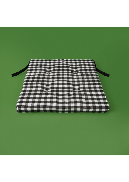 Soft Guarda Sandalye Minderi - Siyah - 38x38 cm