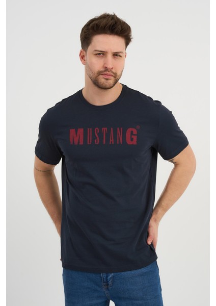 Bisiklet Yaka Baskılı T-Shirt (E23-TS00)