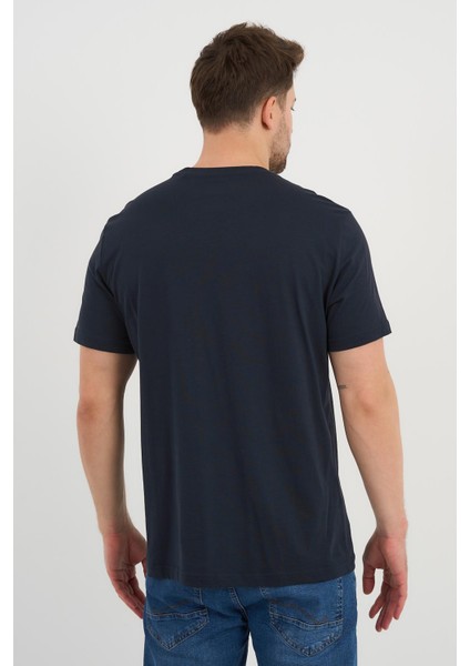 Bisiklet Yaka Baskılı T-Shirt (E23-TS00) fırsatları