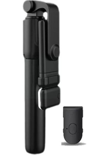 Işıklı Siyah Taşınabilir Bluetooth Tripod & Selfie Çubuğu – Telefon ve Aksiyon Kamerası Uyumlu, Uzaktan Kumandalı