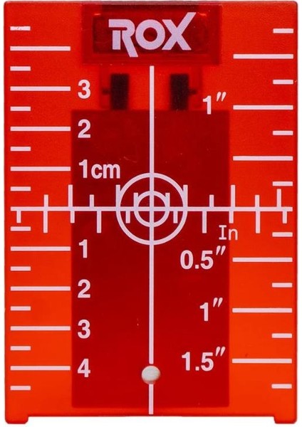 Rox 0273 Lazer İçin Görünürlük Arttırıcı Lazer Hedef Kartı Plakası 104X74 mm