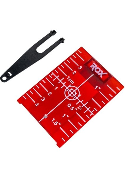 Rox 0273 Lazer İçin Görünürlük Arttırıcı Lazer Hedef Kartı Plakası 104X74 mm indirimleri