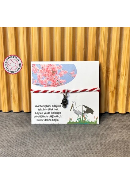 8238 El Yapımı Marteniçka Dilek Şans Bilekliği - Hamsa