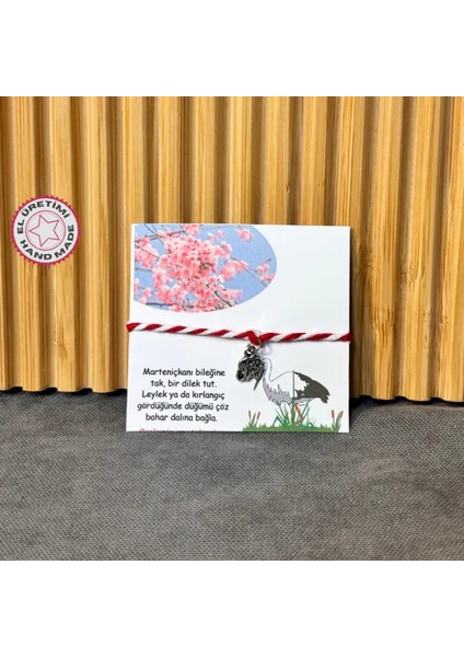 El Yapımı Marteniçka Dilek Şans Bilekliği - Fil