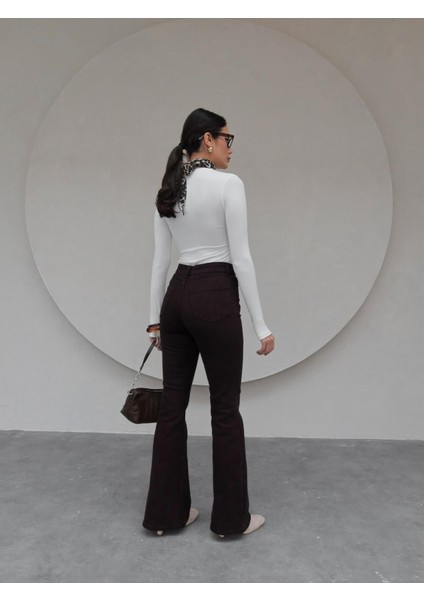 Acı Kahve Ispanyol Paça Jean indirimleri