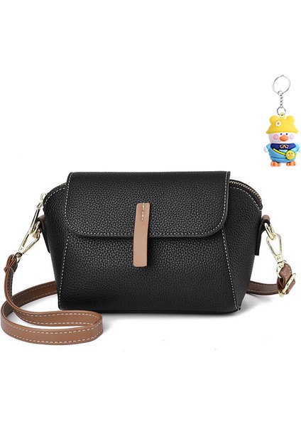 Kadın Moda Crossbody Çanta Tek Omuz Çift Katmanlı Toka Küçük Çanta Cep Telefonu Çantası (Yurt Dışından)