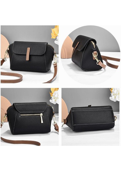 Kadın Moda Crossbody Çanta Tek Omuz Çift Katmanlı Toka Küçük Çanta Cep Telefonu Çantası (Yurt Dışından) fiyatları
