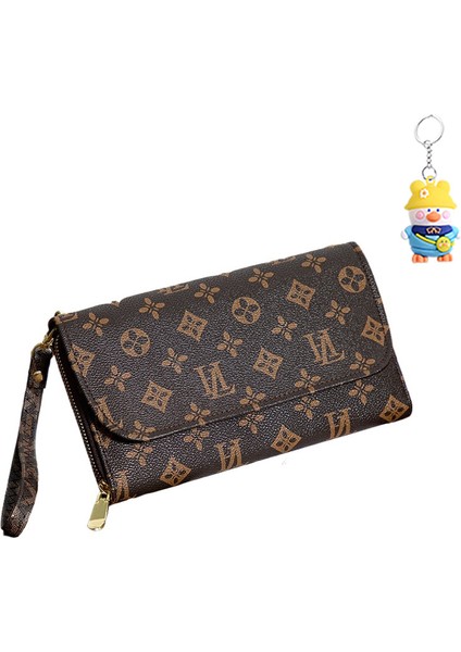 Bayanlar Clutch Crossbody Çanta Moda Büyük Kapasiteli Cep Telefonu Clutch Çantası (Yurt Dışından)