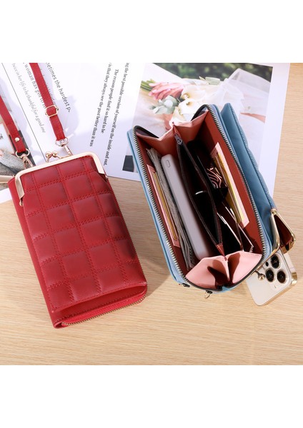 Bayan Cüzdan Omuz Crossbody Çanta Çok Fonksiyonlu Telefon Çantası (Yurt Dışından) fırsatları