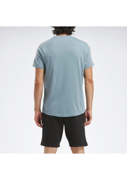 Athlete Tee 2.0 Rbk-Endur Havacı Mavı Erkek Kısa Kol T-Shirt