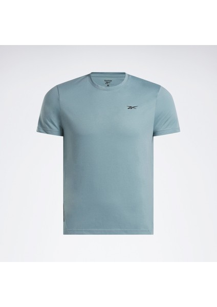 Athlete Tee 2.0 Rbk-Endur Havacı Mavı Erkek Kısa Kol T-Shirt