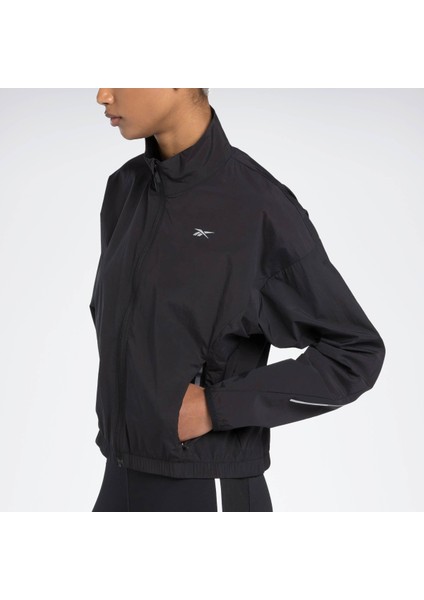 Speed Woven Jacket Siyah Kadın Ceket modelleri