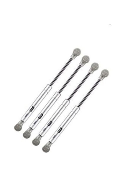 4 Adet Dolap Amortisörü Gazlı Piston Kapak Hidroliği 27 cm 100N - Mobilya Makasları - Tek Ebat