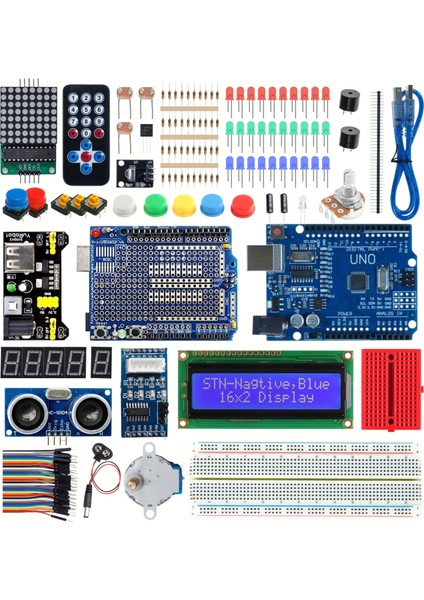 RoboThink Robotik Kodlama Seti 145 Pcs (Arduino Temelli - Kutulu ve E-Kitaplı)