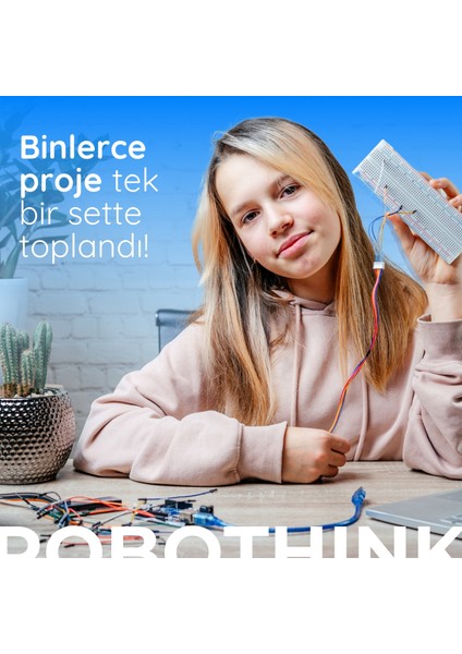 RoboThink Robotik Kodlama Seti 145 Pcs (Arduino Temelli - Kutulu ve E-Kitaplı)