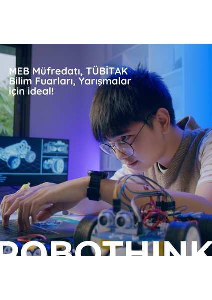 RoboThink Robotik Kodlama Seti 190 Pcs (Arduino Temelli - Kutulu ve E-Kitaplı)