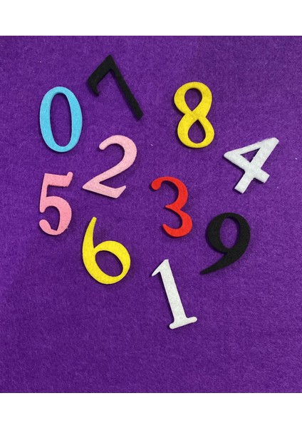 Keçe Sayı 3 Pembe (5 Adet)