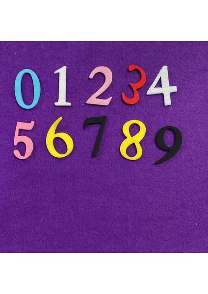Keçe Sayı 3 Pembe (5 Adet)