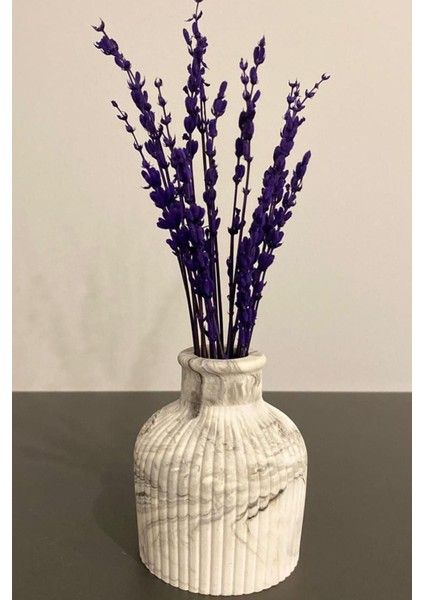 Mini Mermer Desen Çizgili Dekoratif Vazo Biblo 7X10 cm fiyatları