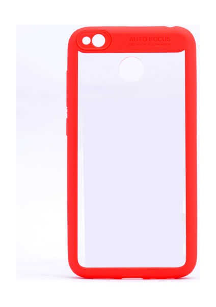 Xiaomi Redmi 4A Uyumlu Kılıf Özel Tasarım Renkli Yumuşak Silikon Kenarlı Arkası Şeffaf Kapak