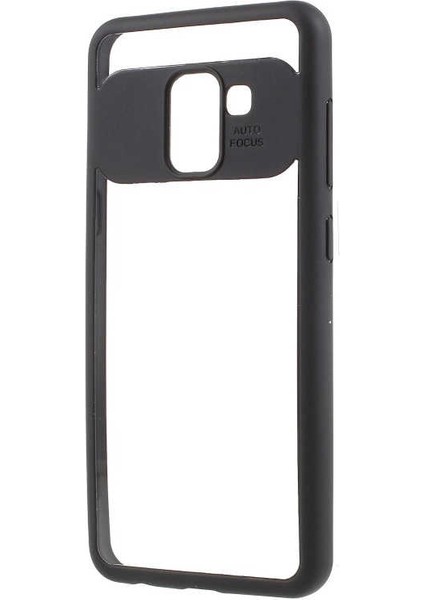 Galaxy J4 Uyumlu Kılıf Özel Tasarım Renkli Yumuşak Silikon Kenarlı Arkası Şeffaf Kapak