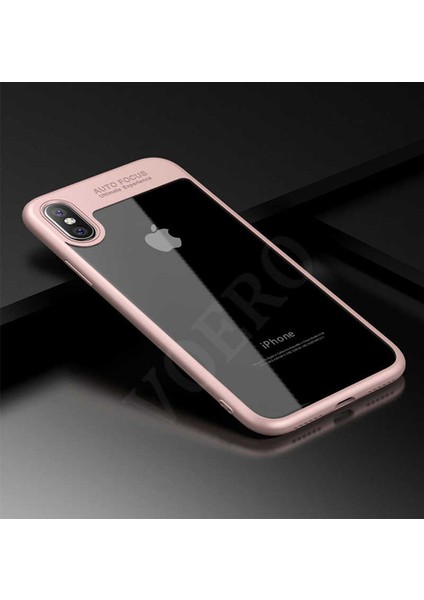 Apple iPhone x Uyumlu Kılıf Özel Tasarım Renkli Yumuşak Silikon Kenarlı Arkası Şeffaf Kapak