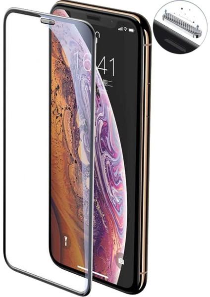 Apple iPhone 13 Pro Max Uyumlu 9d Tam Kaplayan Parmak Izi Bırakmayan Ekran Koruyucu Film