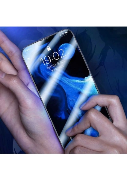 Apple iPhone 13 Pro Max Uyumlu 9d Tam Kaplayan Parmak Izi Bırakmayan Ekran Koruyucu Film