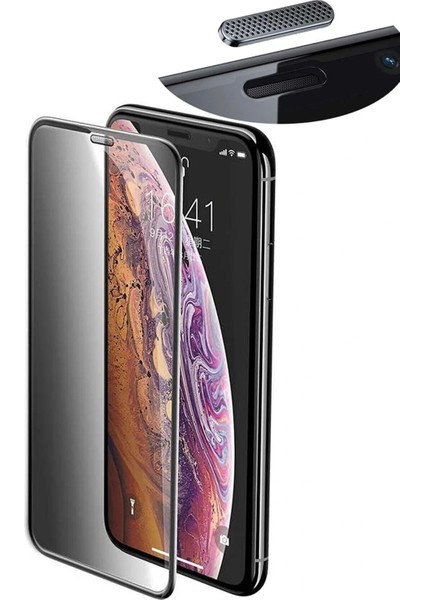Apple iPhone 11 Pro Uyumlu Hayalet Ekran Gizli Tam Kaplayan Kırılmaz Cam Seramik Ekran Koruyucu Film