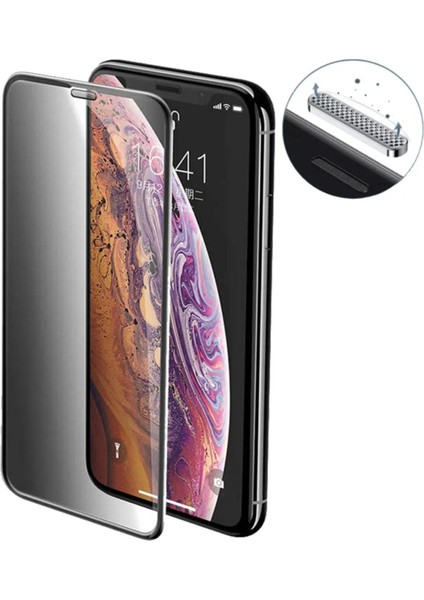 Apple iPhone 11 Pro Max Uyumlu 9d Tam Kaplayan Parmak Izi Bırakmayan Ekran Koruyucu Film