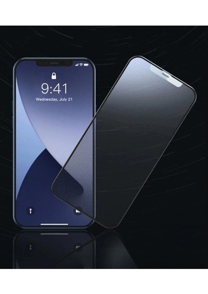 Apple iPhone 12 Pro Max Uyumlu 9d Tam Kaplayan Parmak Izi Bırakmayan Ekran Koruyucu Film