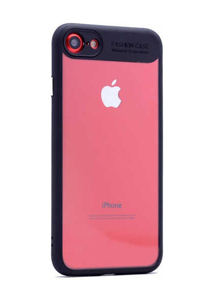 Apple iPhone 6 Plus / 6s Plus Uyumlu Kılıf Özel Tasarım Renkli Yumuşak Silikon Kenarlı Arkası Şeffaf Kapak