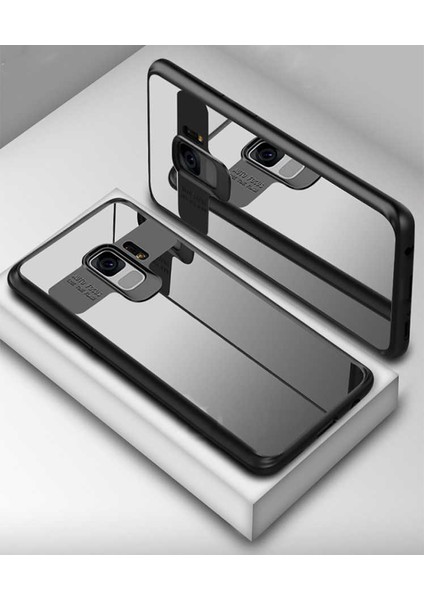 Galaxy A6 Plus 2018 Uyumlu Kılıf Özel Tasarım Renkli Yumuşak Silikon Kenarlı Arkası Şeffaf Kapak