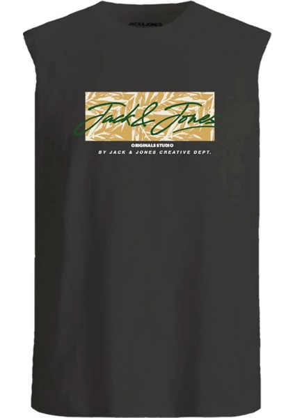 Erkek Regular Fit Kolsuz Baskılı T-Shirt - 12277942