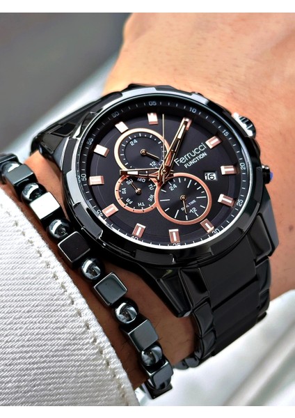 Function FCF13261M.02 Çelik Kordon Erkek Kol Saati