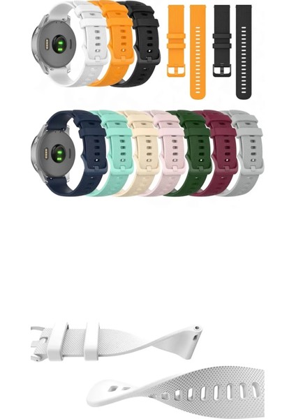 Huawei Gt5 Gt4 - 41MM (18MM) Uyumlu Silikon Kordon Kayış modelleri